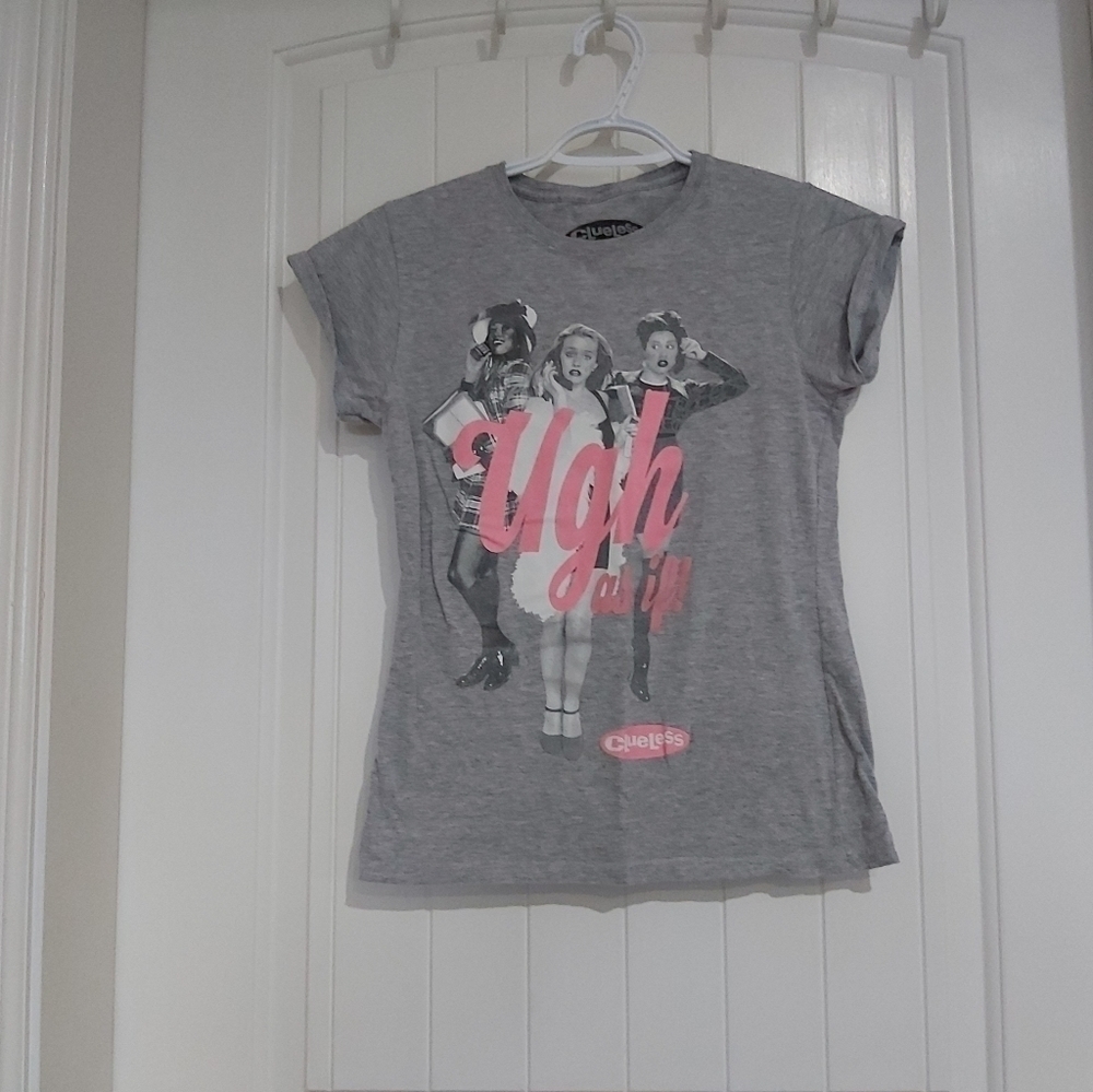 NEW CLUELESS ( UGH) T-SHIRT//B6